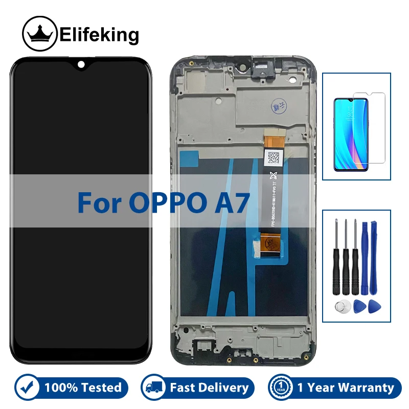 ЖК-дисплей 6,2 дюйма для OPPO A5s / AX5s / A7/AX7, фотография для замены cph1900 CPH1920
ЖК-дисплей 6,2 дюйма для OPPO A5s / AX5s / A7/AX7, фотография для замены cph1900 CPH1920