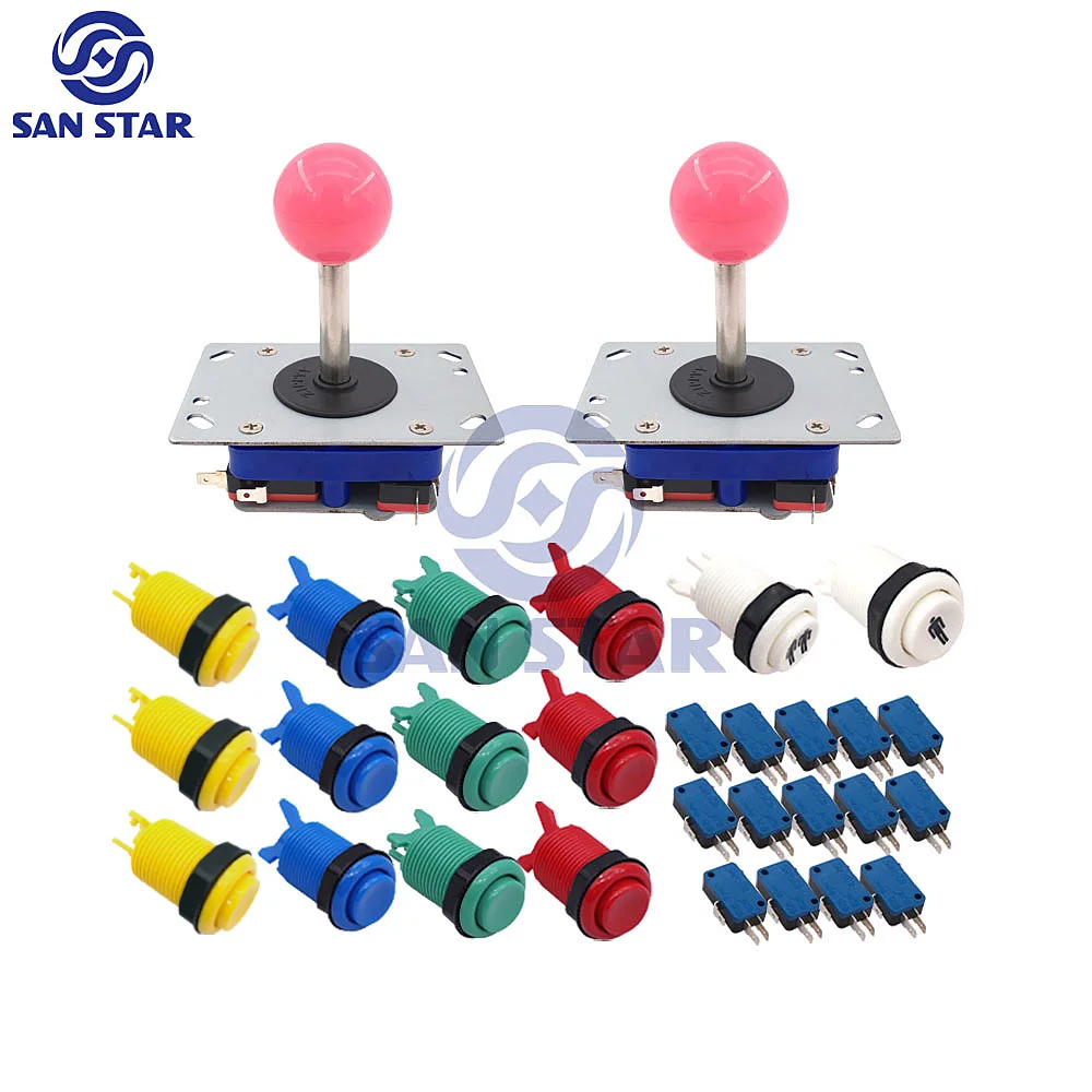 2 Player DIY Pandora Arcade Game Box Kits Zippy Joystick American style Push button For Fightbox Controller Claw Machine
2 Player DIY Pandora Arcade Game Box Kits Zippy Joystick American style Push button For Fightbox Controller Claw Machine