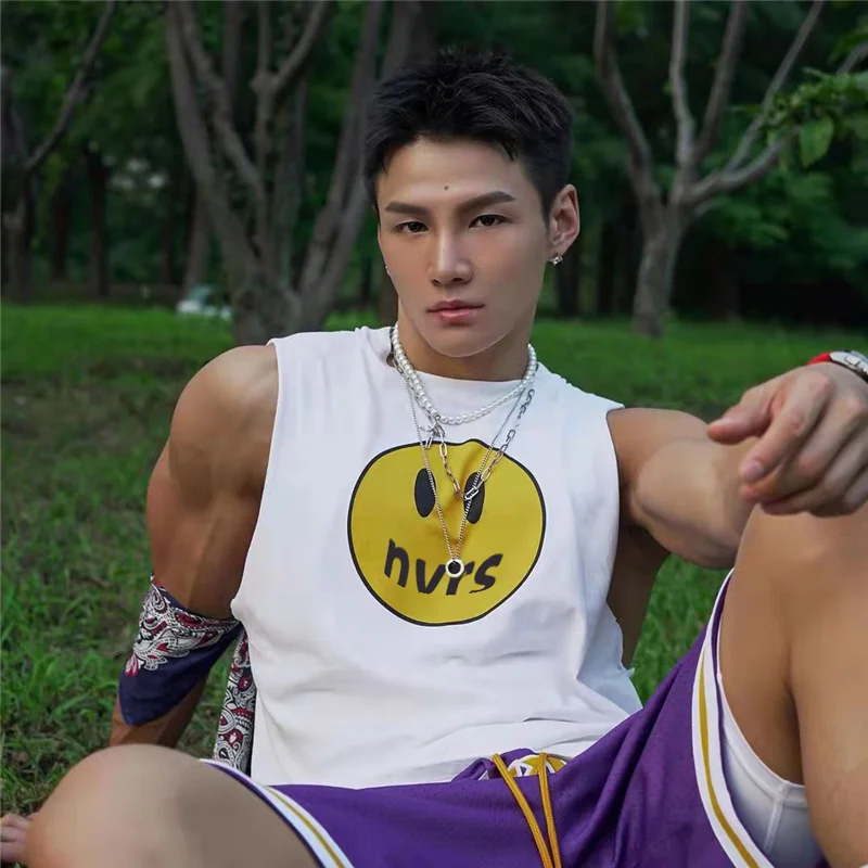 2023 New Men Printed cotton tank top gym fitness muscle sleeveless shirt Male Singlet Undershirt casual bodybuilding sports vest
2023 New Men Printed cotton tank top gym fitness muscle sleeveless shirt Male Singlet Undershirt casual bodybuilding sports vest