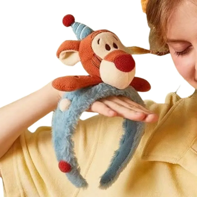 Disney Tigger аниме периферийные мультяшные милые плюшевые трехмерные куклы повязка