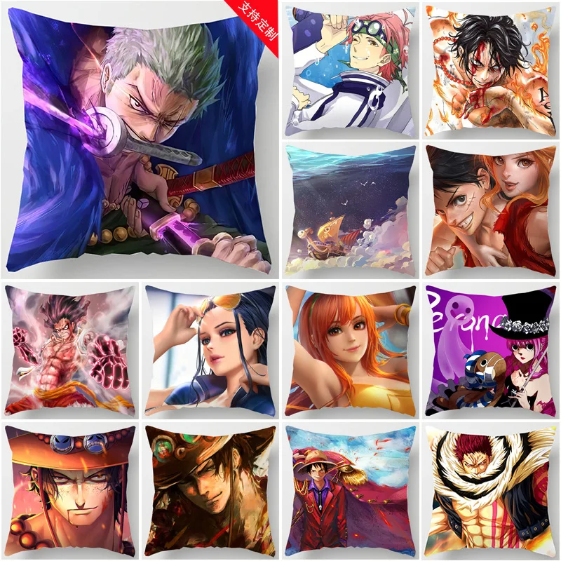 45CM Anime One Piece Monkey D. Luffy Roronoa Zoro Nami Printed Pillowcase Living Room Sofa Car Decor Pillow Cases Cushion Covers
45CM Anime One Piece Monkey D. Luffy Roronoa Zoro Nami Printed Pillowcase Living Room Sofa Car Decor Pillow Cases Cushion Covers