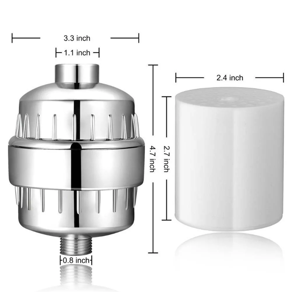 20-Stage Shower Filter For Hard Water Softener Removes Chlorine And Flour Shower Water Purification Nozzle Shower Faucets
20-Stage Shower Filter For Hard Water Softener Removes Chlorine And Flour Shower Water Purification Nozzle Shower Faucets