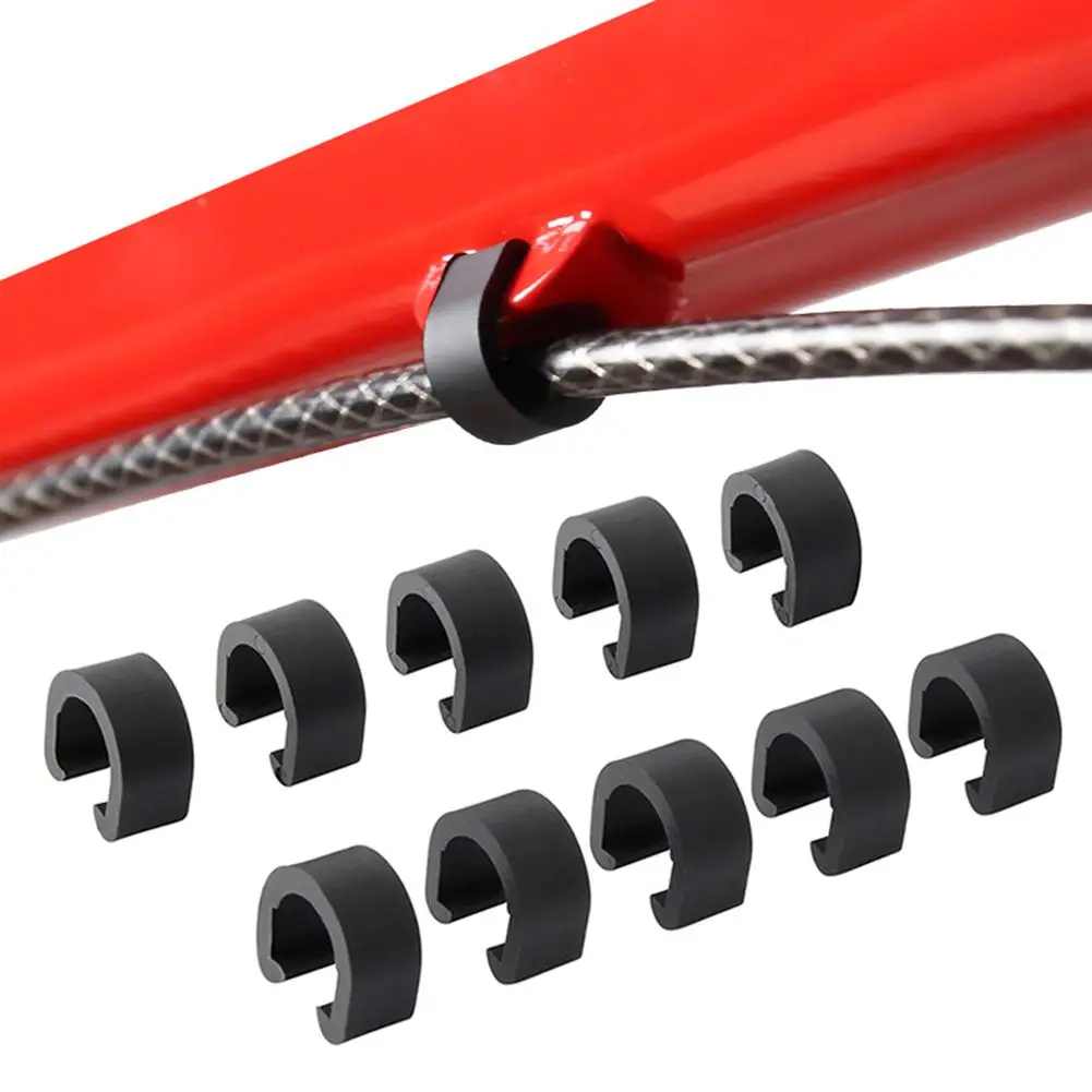 10pcs Bike Cable C Clips Brake Cables Clamp Fixing Clamps Tool Fix Accessories Bicycle Convenient Hose Guide Clamps Fixator
10pcs Bike Cable C Clips Brake Cables Clamp Fixing Clamps Tool Fix Accessories Bicycle Convenient Hose Guide Clamps Fixator