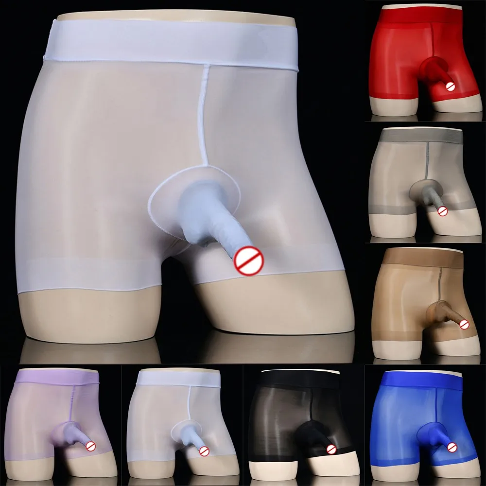 Men See Through Oil Shiny Glossy Sheath JJ Open/Close Underwear Boxer Panties Sexy Peni Sleeve Long Elephant Nose Boxer Shorts
Men See Through Oil Shiny Glossy Sheath JJ Open/Close Underwear Boxer Panties Sexy Peni Sleeve Long Elephant Nose Boxer Shorts