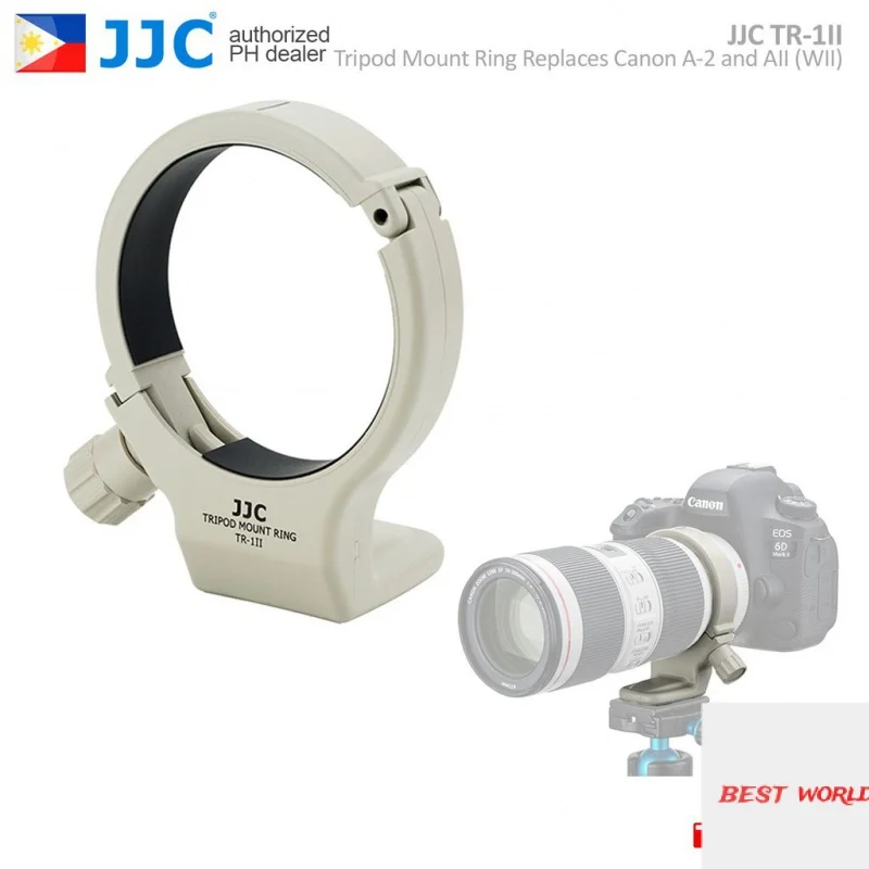 JJC TR-1II Tripod Mount Ring for Canon EF 70-200mm f4 L IS II Replaces A-2 and AII (WII) MVP CAMERA
JJC TR-1II Tripod Mount Ring for Canon EF 70-200mm f4 L IS II Replaces A-2 and AII (WII) MVP CAMERA