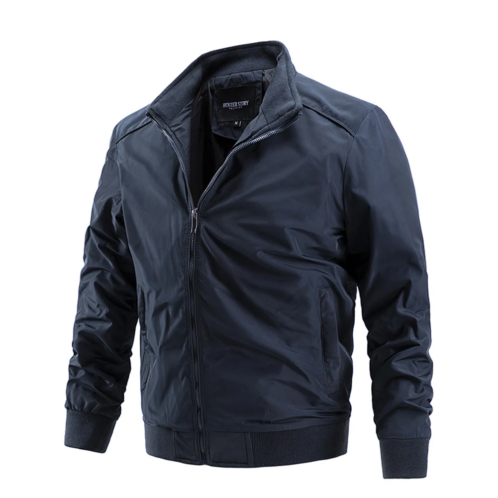 Men's Cargo Jacket Casual Work Solid Color Stand Collar Long Sleeve Pocket Zip-Up Camping Tops Clothing Coat Jackets Man
Men's Cargo Jacket Casual Work Solid Color Stand Collar Long Sleeve Pocket Zip-Up Camping Tops Clothing Coat Jackets Man