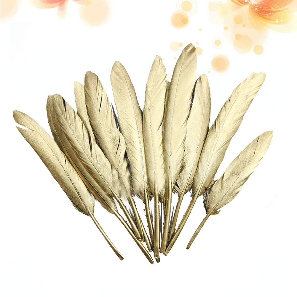 50 10-15cm Golden Natural Duck Beautiful Decorative for Carnival DIY Garment Decoration
50 10-15cm Golden Natural Duck Beautiful Decorative for Carnival DIY Garment Decoration
