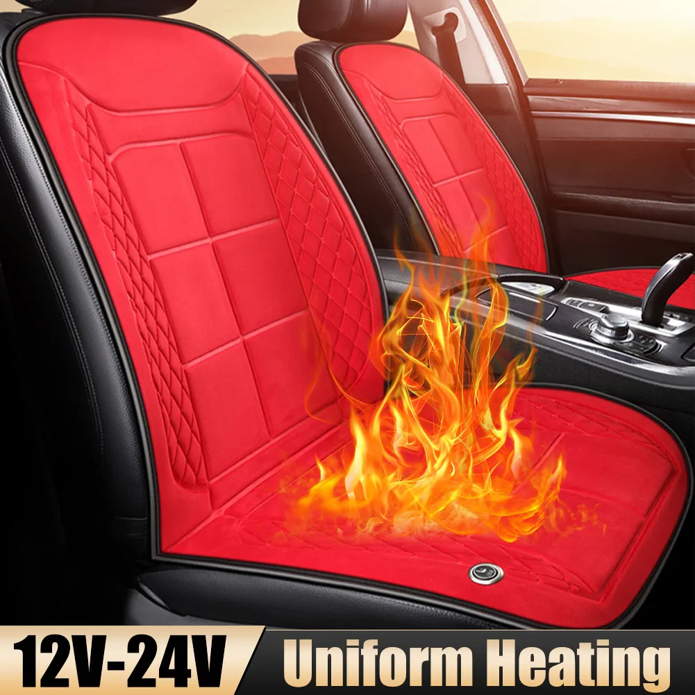 Universal Heated Car Seat Cushion 12/24V Heating Seat Cover 3 Gear Soft Plush Front Rear Seat Cushion Winter Warm Accessories
Universal Heated Car Seat Cushion 12/24V Heating Seat Cover 3 Gear Soft Plush Front Rear Seat Cushion Winter Warm Accessories