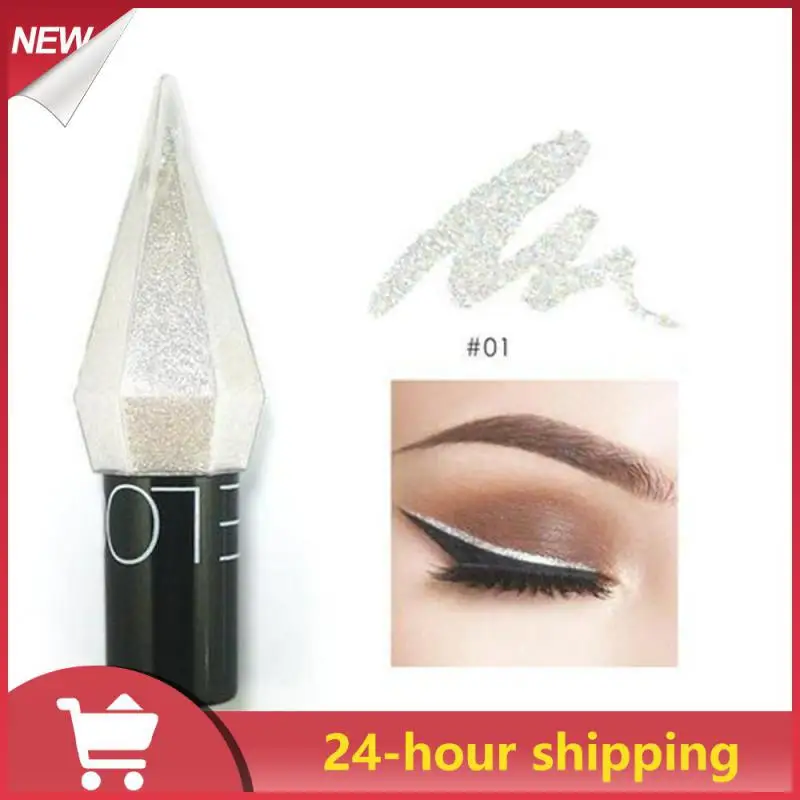 

Eye Shadow Pearlescent Diamond Eye Shadow Liquid 5-color Sequins MakeUp Smooth Mini Fine Brush Eyeliner Shine And Head Cosmetics