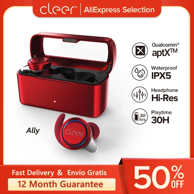 Ally True Wireless Bluetooth Earbuds Qualcomm QCC3026 Chip Support Aptx CVC Touch Controls Sports Work Waterproof Headphones
Ally True Wireless Bluetooth Earbuds Qualcomm QCC3026 Chip Support Aptx CVC Touch Controls Sports Work Waterproof Headphones