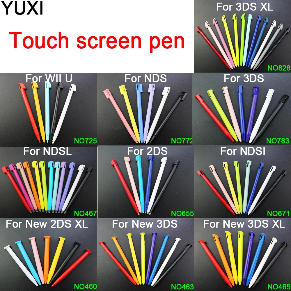 

YUXI Plastic Stylus Touch Screen Pen Best Sellers For New 2DS XL LL New 3DS XL LL New 3DS 3DS XL3DS 2DS NDS NDSL NDSI WII U