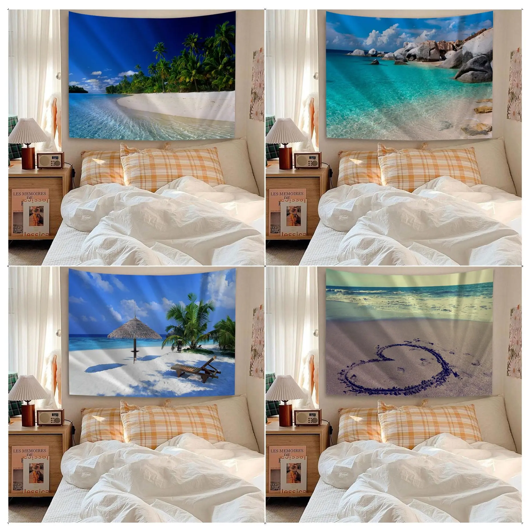 Sea Waves Beach Cartoon Tapestry Wall Hanging Decoration Household Wall Art Decor
Sea Waves Beach Cartoon Tapestry Wall Hanging Decoration Household Wall Art Decor