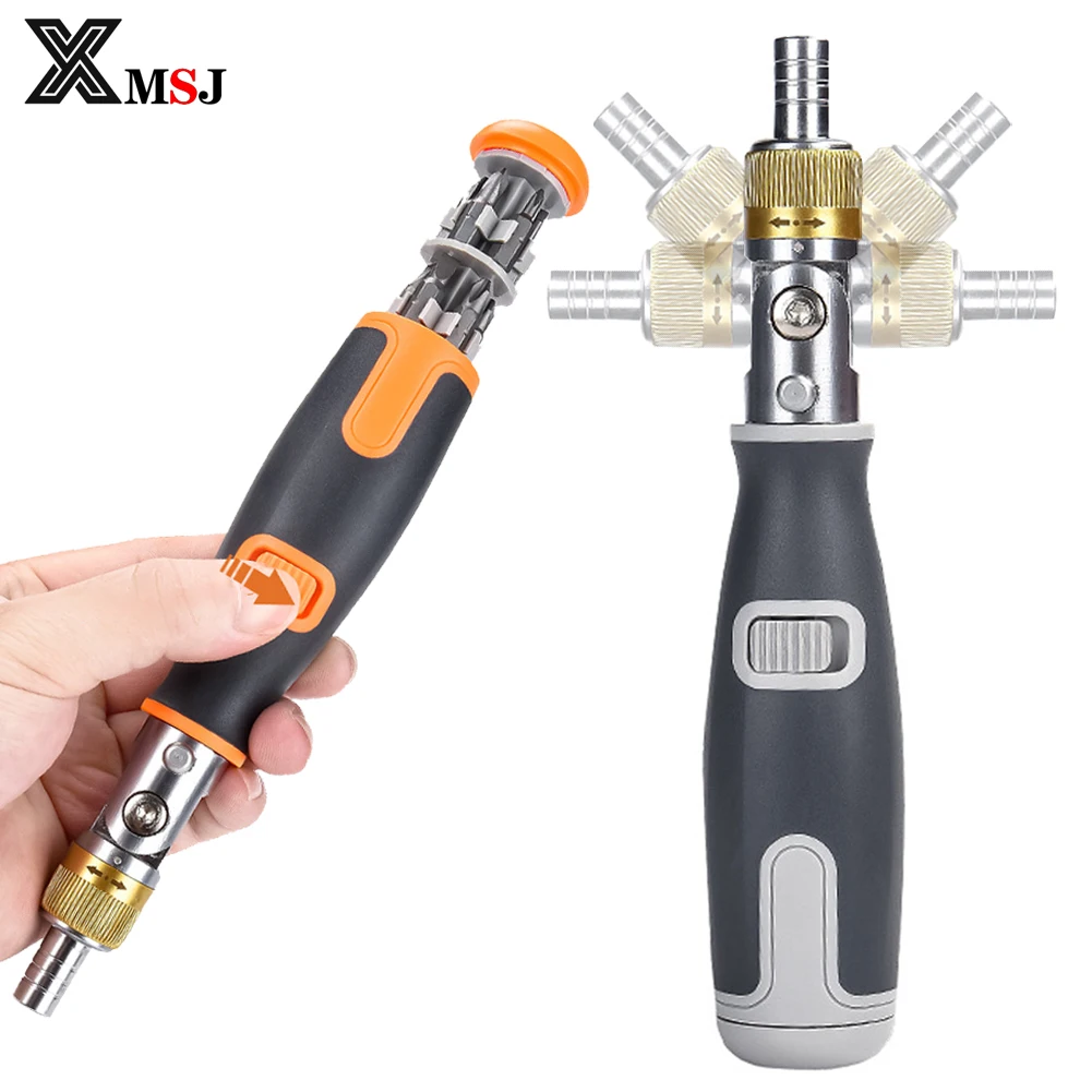 Precision 180° Ratchet Screwdriver Set 8/10 in 1 Bits Household Hand Screwdrivers S2 Metal Manual Screw Driver Home Repair Tools
Precision 180° Ratchet Screwdriver Set 8/10 in 1 Bits Household Hand Screwdrivers S2 Metal Manual Screw Driver Home Repair Tools