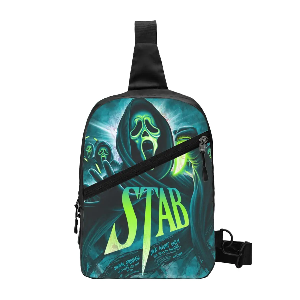 Cool Horror Movie Character Crossbody Sling Backpack Men Halloween Ghost Killer Scream Shoulder Chest Bag for Traveling
Cool Horror Movie Character Crossbody Sling Backpack Men Halloween Ghost Killer Scream Shoulder Chest Bag for Traveling