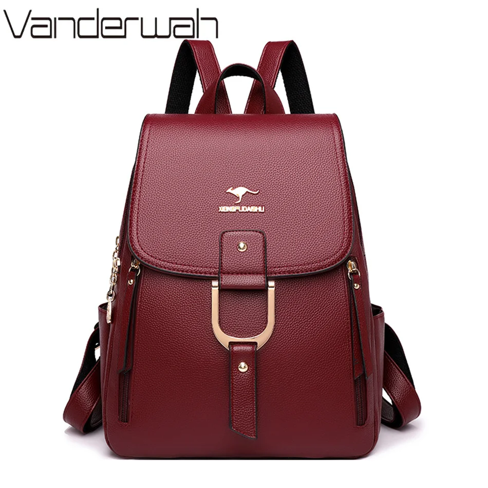 Women Large Capacity Backpacks Purses High Quality Leather Female Vintage Bag School Bags Travel Bagpack Ladies Bookbag Rucksack
Women Large Capacity Backpacks Purses High Quality Leather Female Vintage Bag School Bags Travel Bagpack Ladies Bookbag Rucksack