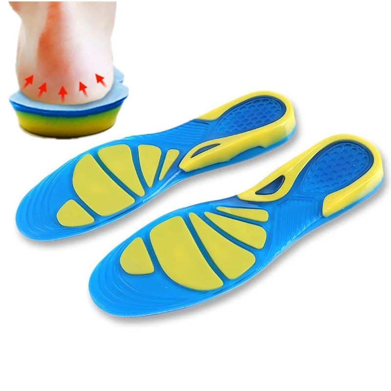 Breathable Sports Insole Silicone Gel Pad Running Insoles Shock Absorption Pads Arch Orthopedic Insole Relief Plantar Fasciitis
Breathable Sports Insole Silicone Gel Pad Running Insoles Shock Absorption Pads Arch Orthopedic Insole Relief Plantar Fasciitis