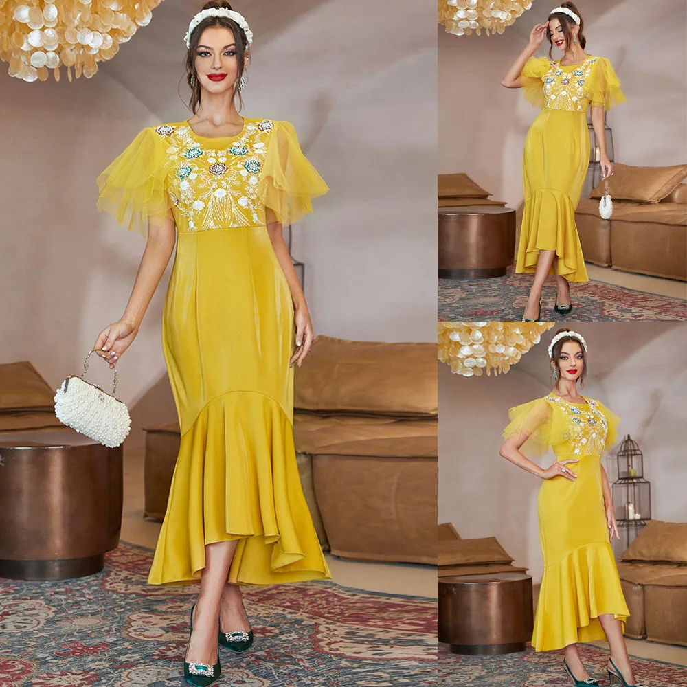 Ramadan Abaya Dubai Turkey Islam Muslim Long Dress Abayas For Women Mesh Party Gown Kaftan Robe Femme Musulmane Caftan Marocain
Ramadan Abaya Dubai Turkey Islam Muslim Long Dress Abayas For Women Mesh Party Gown Kaftan Robe Femme Musulmane Caftan Marocain