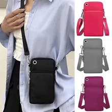 2023 Women Shoulder Mobile Phone Bags Case Universal for IPhone/Huawei/Xiaomi/samsung/HTC Cell Phones Cover Purse Sport Arm Bag