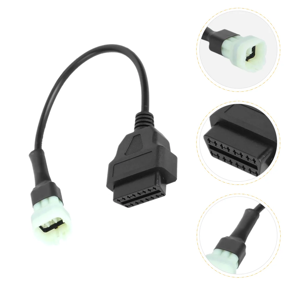 6pin to 16pin Adapter Cable Engine Fault Diagnosis Cable 6 Pin to 16 Pin Cable for Motorcycle Motorcycle Fault Detection Cable
6pin to 16pin Adapter Cable Engine Fault Diagnosis Cable 6 Pin to 16 Pin Cable for Motorcycle Motorcycle Fault Detection Cable