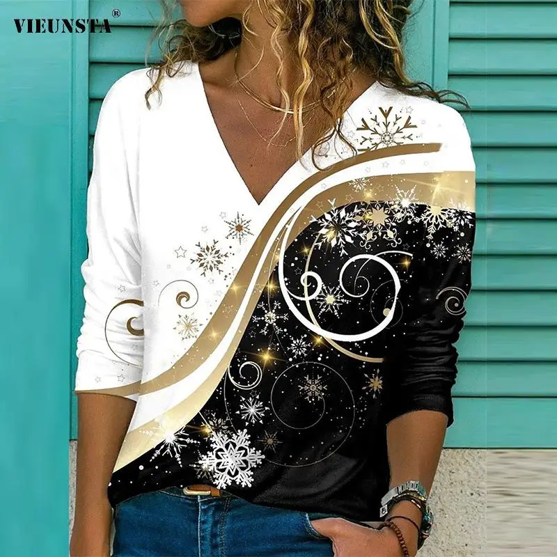 Vintage Pattern Print Harajuku Shirts Women Blouses Spring V Neck Long Sleeve Office Tops 2022 Autumn Loose Streetwear Pullover 
Vintage Pattern Print Harajuku Shirts Women Blouses Spring V Neck Long Sleeve Office Tops 2022 Autumn Loose Streetwear Pullover