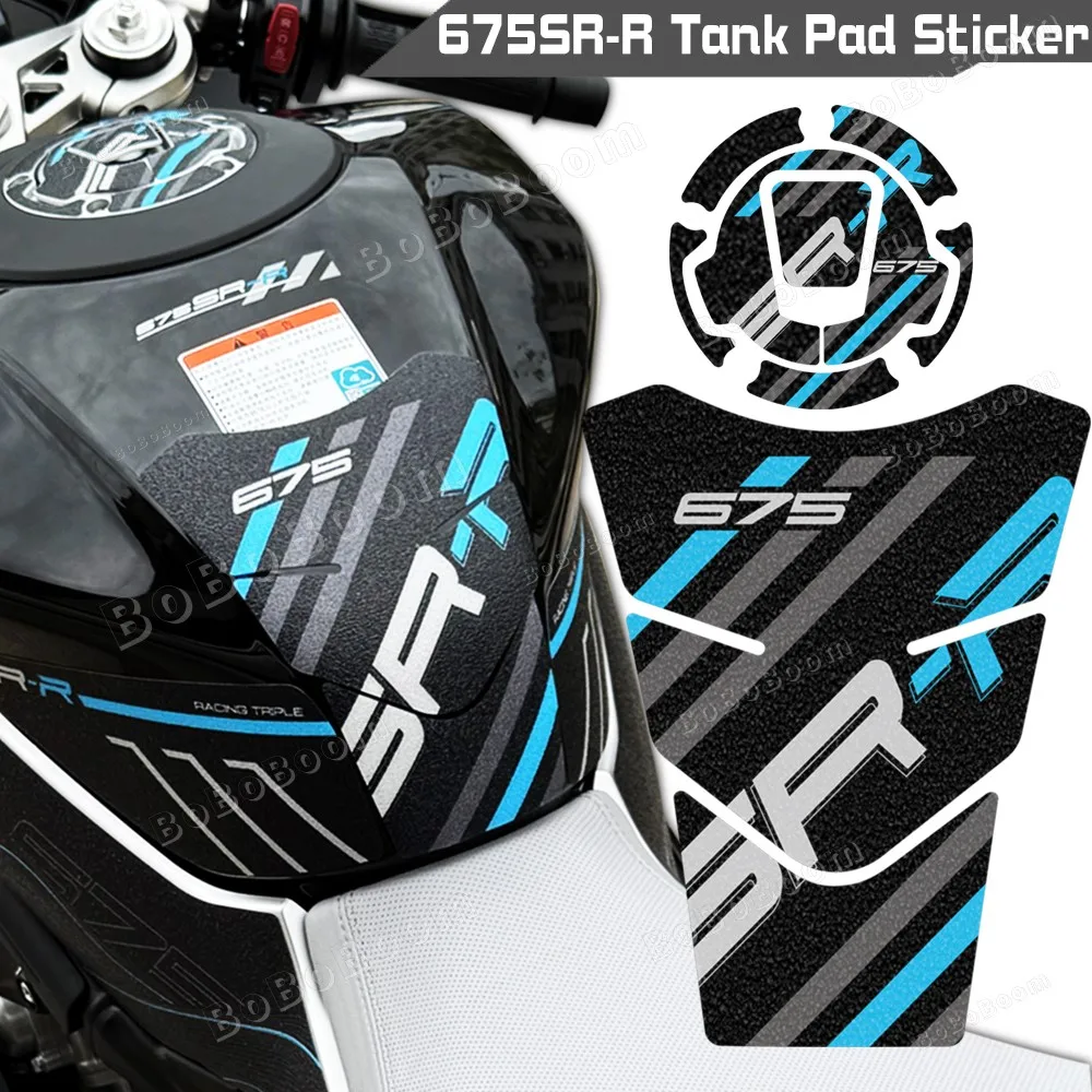 Для CF MOTO 675SR-R 675 SRR sr srr 2024 толстая матовая наклейка на топливный бак для мотоцикла