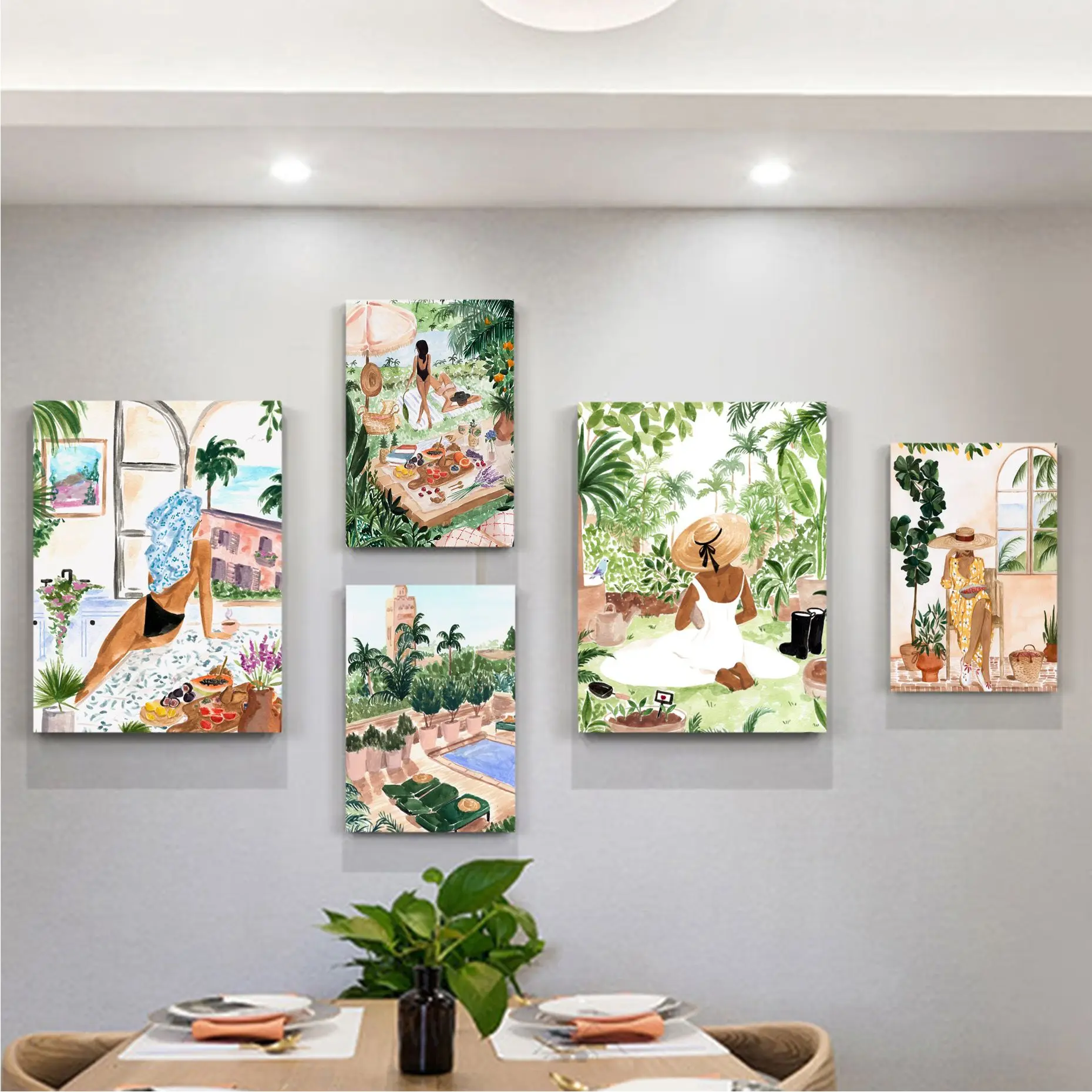 Beach Pool Moroccan Tropical Jungle Girl Classic Anime Poster Waterproof Paper Sticker House Bar Vintage Decorative Painting
Beach Pool Moroccan Tropical Jungle Girl Classic Anime Poster Waterproof Paper Sticker House Bar Vintage Decorative Painting