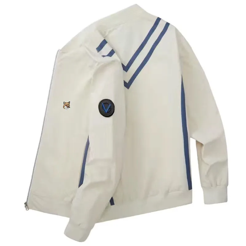 Plus Size M-8xl Stand Collar golf wear Man Loose Windbreaker Jackets High Quality Mascot Embroidery Logo Men golf Jacket Coat
Plus Size M-8xl Stand Collar golf wear Man Loose Windbreaker Jackets High Quality Mascot Embroidery Logo Men golf Jacket Coat