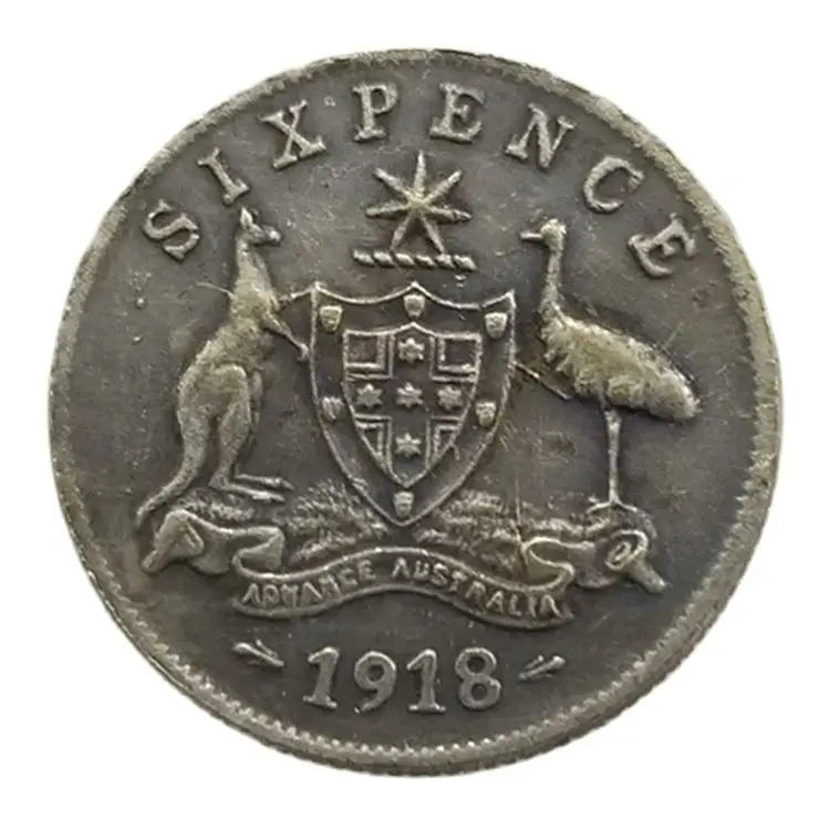 Australia 1918 Silver Plated Coins Collectibles Magic Coin Home Decoration Craft Coins Desktop Ornament Christmas Gifts
Australia 1918 Silver Plated Coins Collectibles Magic Coin Home Decoration Craft Coins Desktop Ornament Christmas Gifts