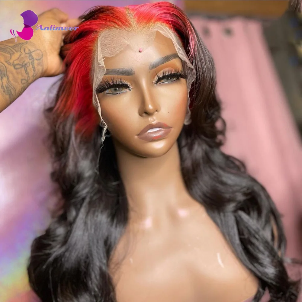 Green and Red Roots Ombre Human Hair Wig Body Wave Left Side Part Wig 13x4 Lace Front Remy Hair with Baby Hair for Black Women
Green and Red Roots Ombre Human Hair Wig Body Wave Left Side Part Wig 13x4 Lace Front Remy Hair with Baby Hair for Black Women