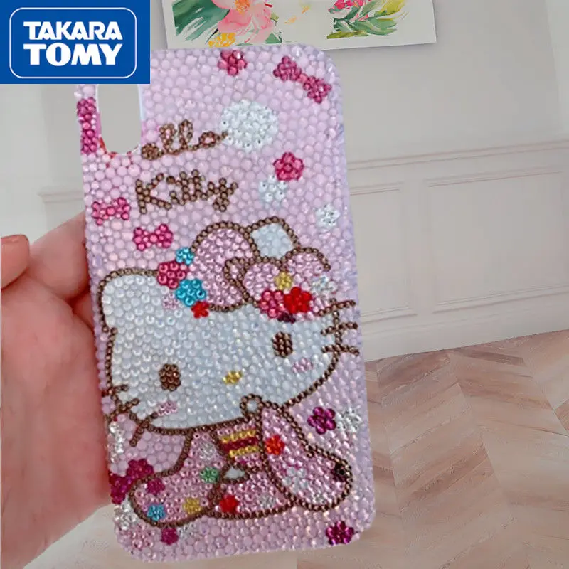 TAKARA TOMY New Hello Kitty for Iphone 13 Pro 13 Pro Max Premium Rhinestone Case for IPhone 12 12 ProMax Phone Accessories Cover
TAKARA TOMY New Hello Kitty for Iphone 13 Pro 13 Pro Max Premium Rhinestone Case for IPhone 12 12 ProMax Phone Accessories Cover