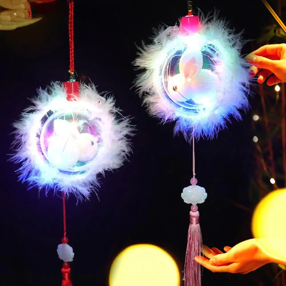 Rabbit Lantern LED Lamp Cute Spring Festival Glowing Lantern Home Decoration PVC New Year Lantern for Lantern Festival
Rabbit Lantern LED Lamp Cute Spring Festival Glowing Lantern Home Decoration PVC New Year Lantern for Lantern Festival