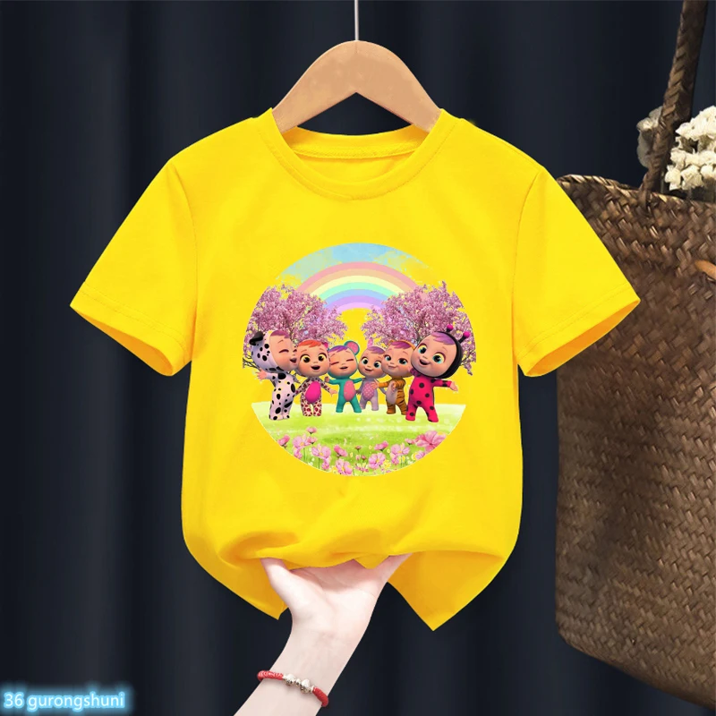 2022 Hot Sale Boys T-Shirts Cute Cry Babies Magic Tears Cartoon Printi Tshirts Summer Casual Kids T Shirt Yellow Kids Shirt Tops
2022 Hot Sale Boys T-Shirts Cute Cry Babies Magic Tears Cartoon Printi Tshirts Summer Casual Kids T Shirt Yellow Kids Shirt Tops