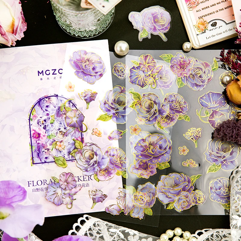 10packs/LOT Wild Flowers series retro creative decoration DIY PET stickers
10packs/LOT Wild Flowers series retro creative decoration DIY PET stickers