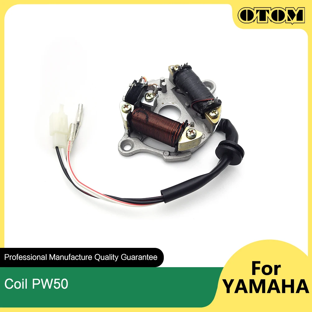 Генератор двигателя OTOM 2023, База двигателя катушки статора в сборе для YAMAHA PW50, аксессуары для внедорожных мотоциклов, детали 3PT-85560-00-00 
Генератор двигателя OTOM 2023, База двигателя катушки статора в сборе для YAMAHA PW50, аксессуары для внедорожных мотоциклов, детали 3PT-85560-00-00