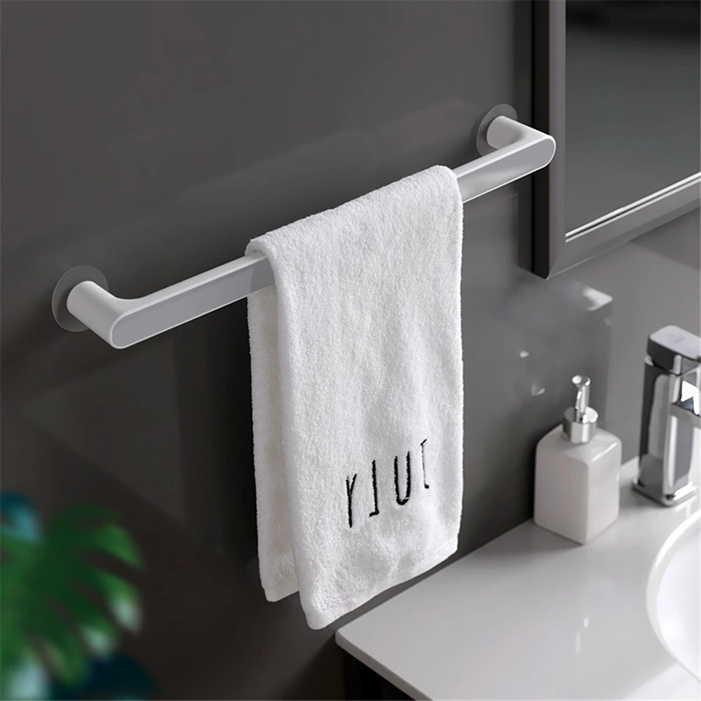 Suction Cup Bathroom Shelf Wall Mount Towel Holder Modern Toilet Towel Rack Shower Towel Hanger Bathroom Accessories
Suction Cup Bathroom Shelf Wall Mount Towel Holder Modern Toilet Towel Rack Shower Towel Hanger Bathroom Accessories