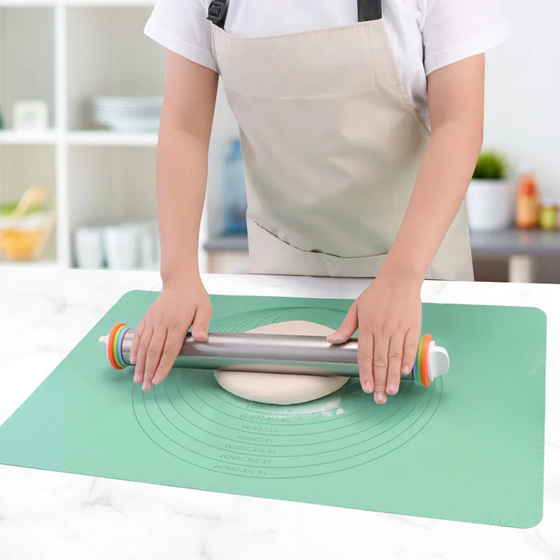 60*40CM Large Thickened Kneading Dough Silicone Mat With Scale Rolling Pad For Kitchen Baking And Noodle Placemat Table
60*40CM Large Thickened Kneading Dough Silicone Mat With Scale Rolling Pad For Kitchen Baking And Noodle Placemat Table