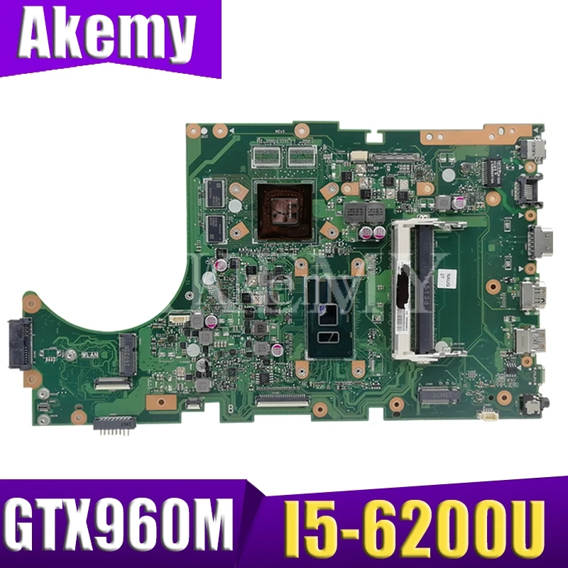 SAMXINNO X756UW Motherboard For ASUS X756U X756UWK X756UQK X756UXM X756UV X756UX Laotop Mainboard with I5-6200U GTX960M
SAMXINNO X756UW Motherboard For ASUS X756U X756UWK X756UQK X756UXM X756UV X756UX Laotop Mainboard with I5-6200U GTX960M