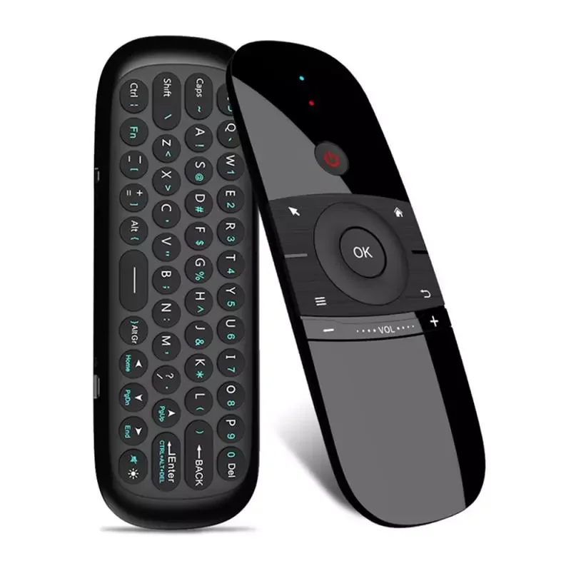 NEW Wechip W1 2.4G Air Mouse Wireless Keyboard Infrared Remote Learning 6-Axis Motion Sense Remote Control For Android TV BOX
NEW Wechip W1 2.4G Air Mouse Wireless Keyboard Infrared Remote Learning 6-Axis Motion Sense Remote Control For Android TV BOX