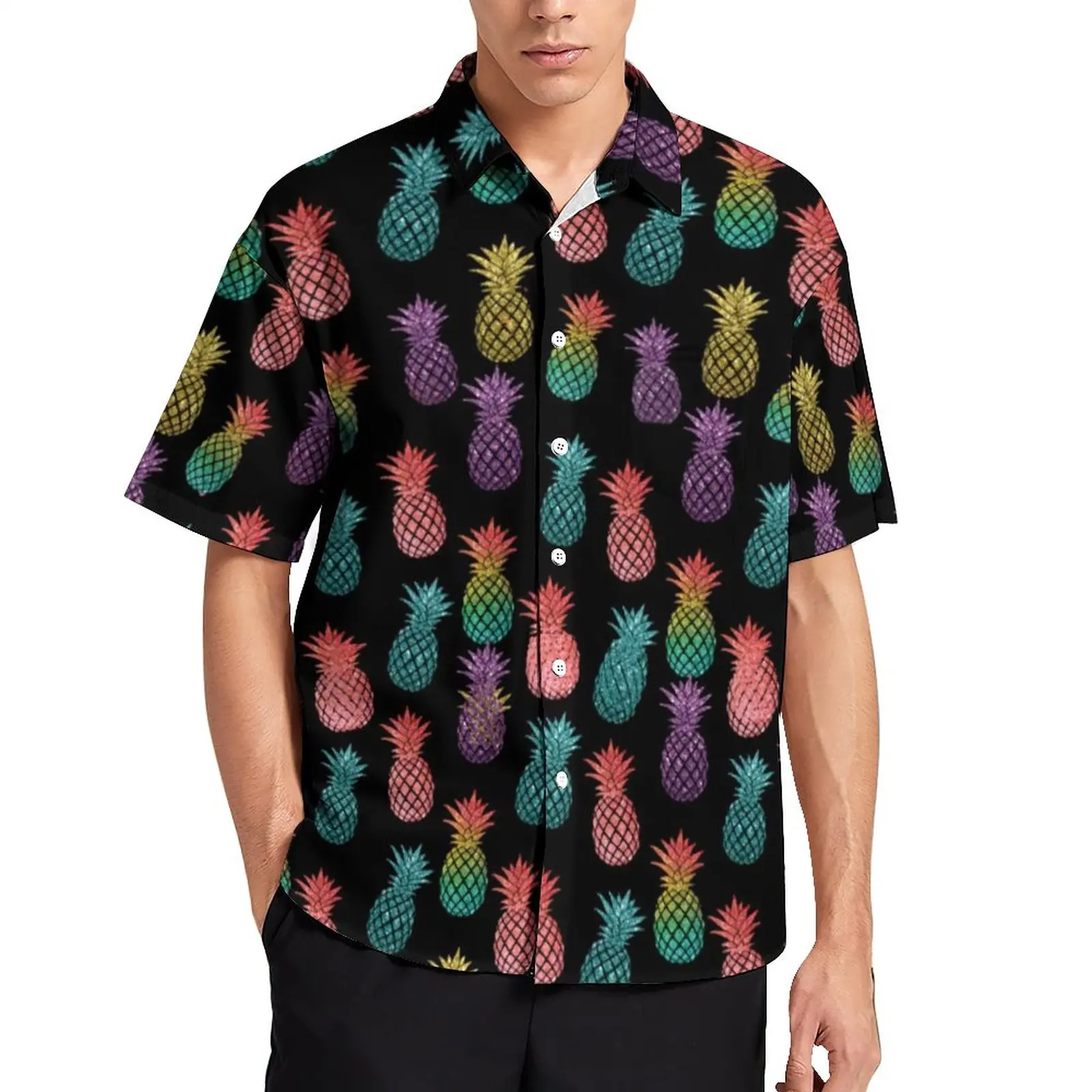 Colorful Pineapple Beach Shirt Cute Fruit Print Hawaiian Casual Shirts Men Funny Blouses Short Sleeve Pattern Tops 3XL 4XL
Colorful Pineapple Beach Shirt Cute Fruit Print Hawaiian Casual Shirts Men Funny Blouses Short Sleeve Pattern Tops 3XL 4XL