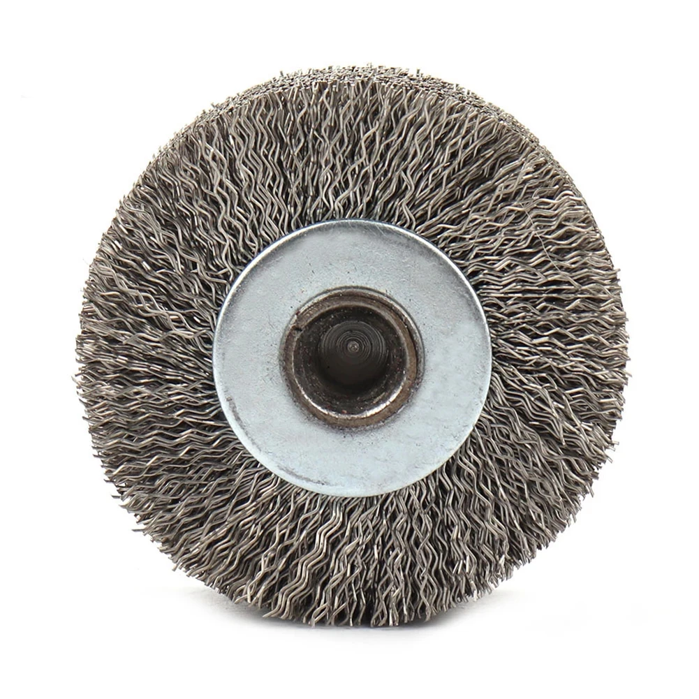 2PCS 50mm Stainless Steel Wire Brush Wheel 6mm Shank For Wood Root Carving Peeling Metal Rust Removal Polishing Rotary Tool
2PCS 50mm Stainless Steel Wire Brush Wheel 6mm Shank For Wood Root Carving Peeling Metal Rust Removal Polishing Rotary Tool