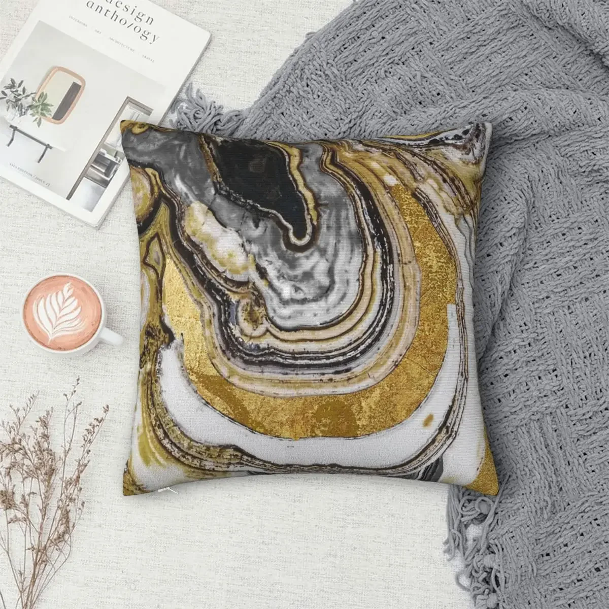 Stone Prose Gold Geode Pillowcase Polyester Pillows Cover Cushion Comfort Throw Pillow Sofa Decorative Cushions Used for Home
Stone Prose Gold Geode Pillowcase Polyester Pillows Cover Cushion Comfort Throw Pillow Sofa Decorative Cushions Used for Home