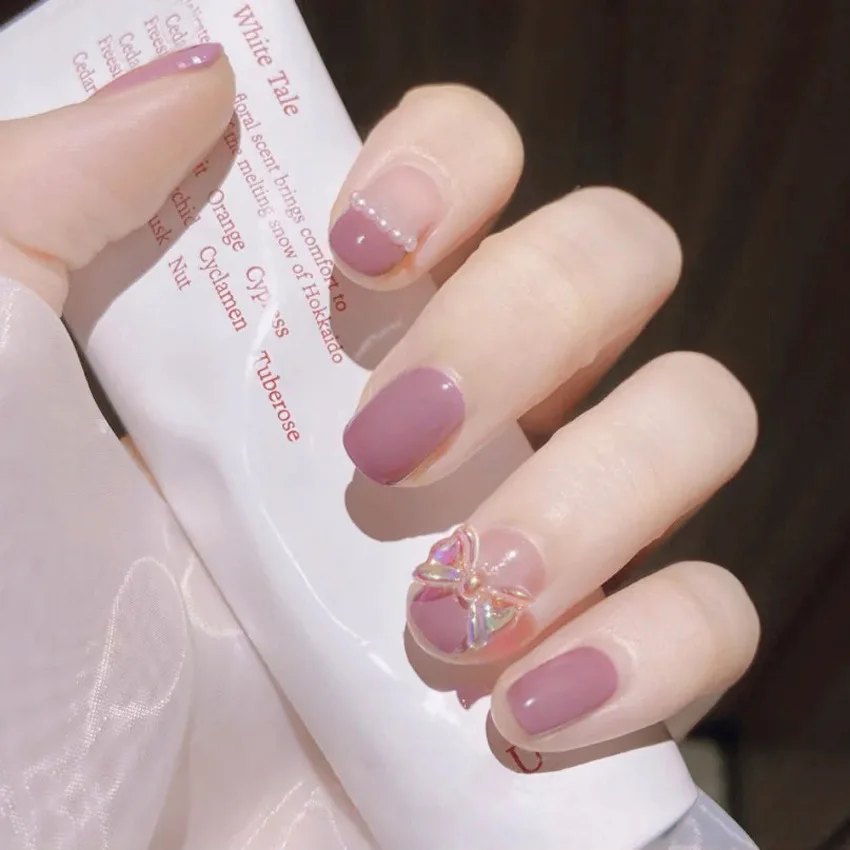 24Pcs Press on False Nails Art Full Cover Pink Bow Pearl Short Fake Artificial Nails EasyWear Reusable supplies 2023 New
24Pcs Press on False Nails Art Full Cover Pink Bow Pearl Short Fake Artificial Nails EasyWear Reusable supplies 2023 New