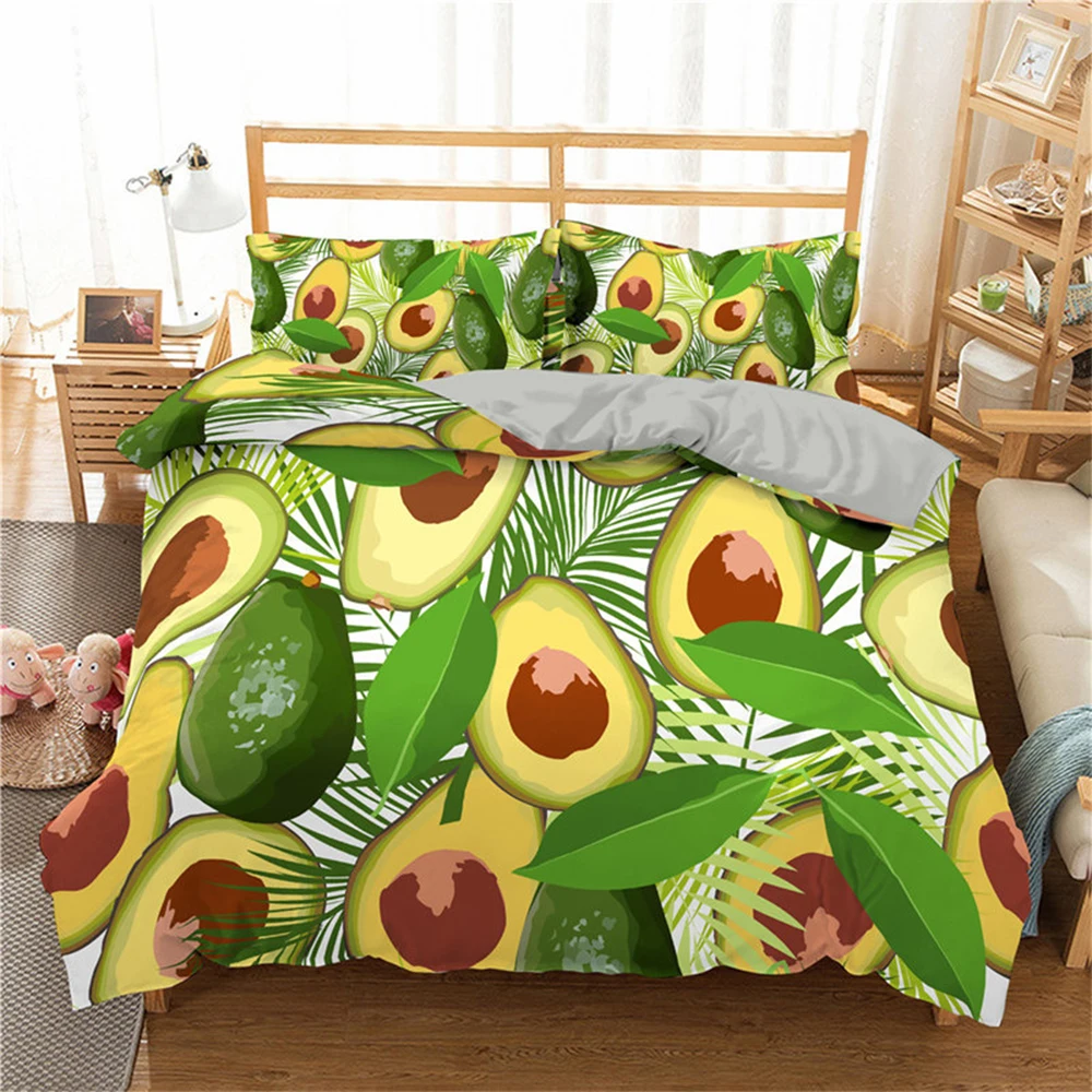 Cute Avocado Print Duvet Cover Queen King Size Cartoon Fruit Bedding Set For Adult Children Bedroom Summer Quilt Cover 2/3Pcs
Cute Avocado Print Duvet Cover Queen King Size Cartoon Fruit Bedding Set For Adult Children Bedroom Summer Quilt Cover 2/3Pcs
