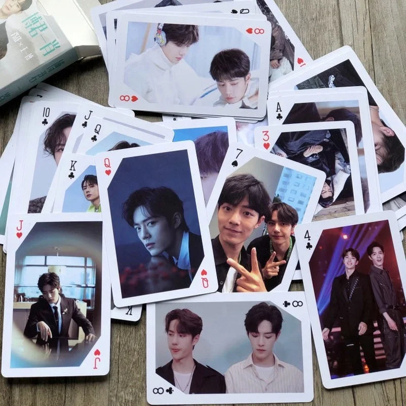 Bo Jun Yi Xiao Card Games Xiao Zhan Wang Yibo Playing Cards Print Photo Poker Cards Toy Comics Character Collection Toys Gift
Bo Jun Yi Xiao Card Games Xiao Zhan Wang Yibo Playing Cards Print Photo Poker Cards Toy Comics Character Collection Toys Gift