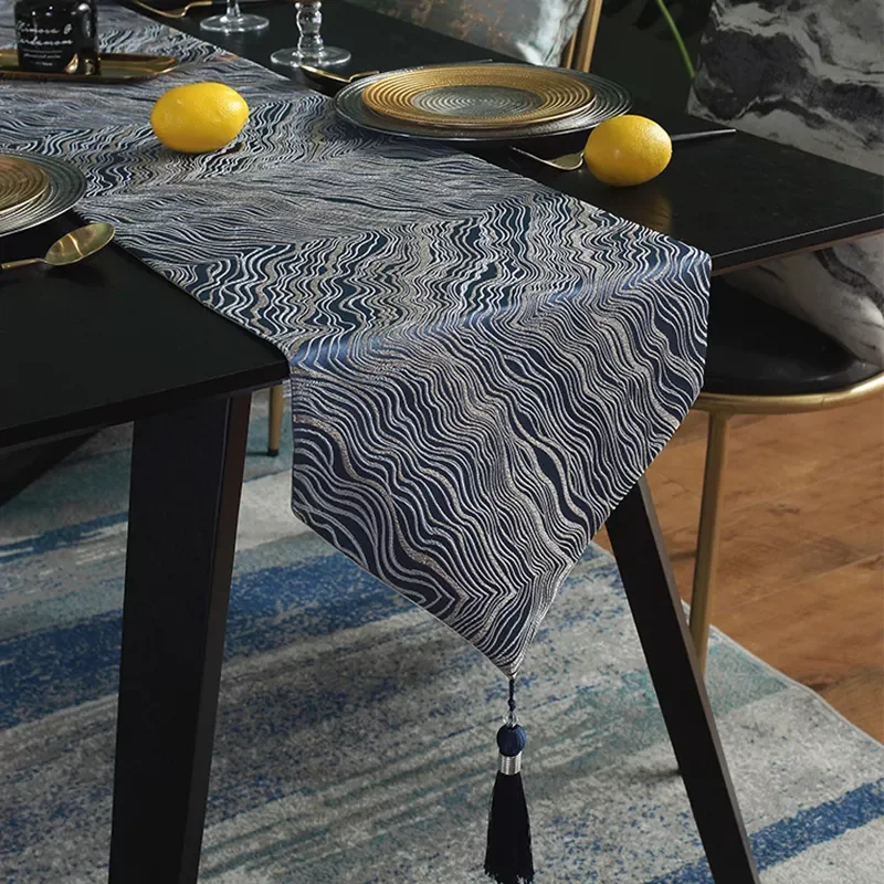 Nordic Table Runner Luxury Printed Curve Table Runner with Tassel Elegant Christmas Dining Table Runner Modern Silver Bed Runner
Nordic Table Runner Luxury Printed Curve Table Runner with Tassel Elegant Christmas Dining Table Runner Modern Silver Bed Runner