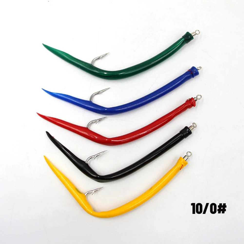 5Pcs Fishing Eel Tube Lure Jig Bait Shank Offset Hook Barbed Octopus Eel Hooks Eel Hose Lua Bionic Lure Soft Bait Bent Shank
5Pcs Fishing Eel Tube Lure Jig Bait Shank Offset Hook Barbed Octopus Eel Hooks Eel Hose Lua Bionic Lure Soft Bait Bent Shank