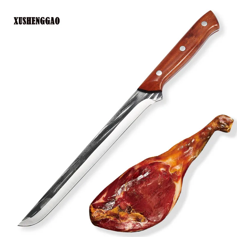 Handmade Forged Kitchen Knives 8.5 Inch Sharp Pro Sashimi Sushi Cleaver Hot Long Knives Cutter China Messer Facas De Cozinha
Handmade Forged Kitchen Knives 8.5 Inch Sharp Pro Sashimi Sushi Cleaver Hot Long Knives Cutter China Messer Facas De Cozinha