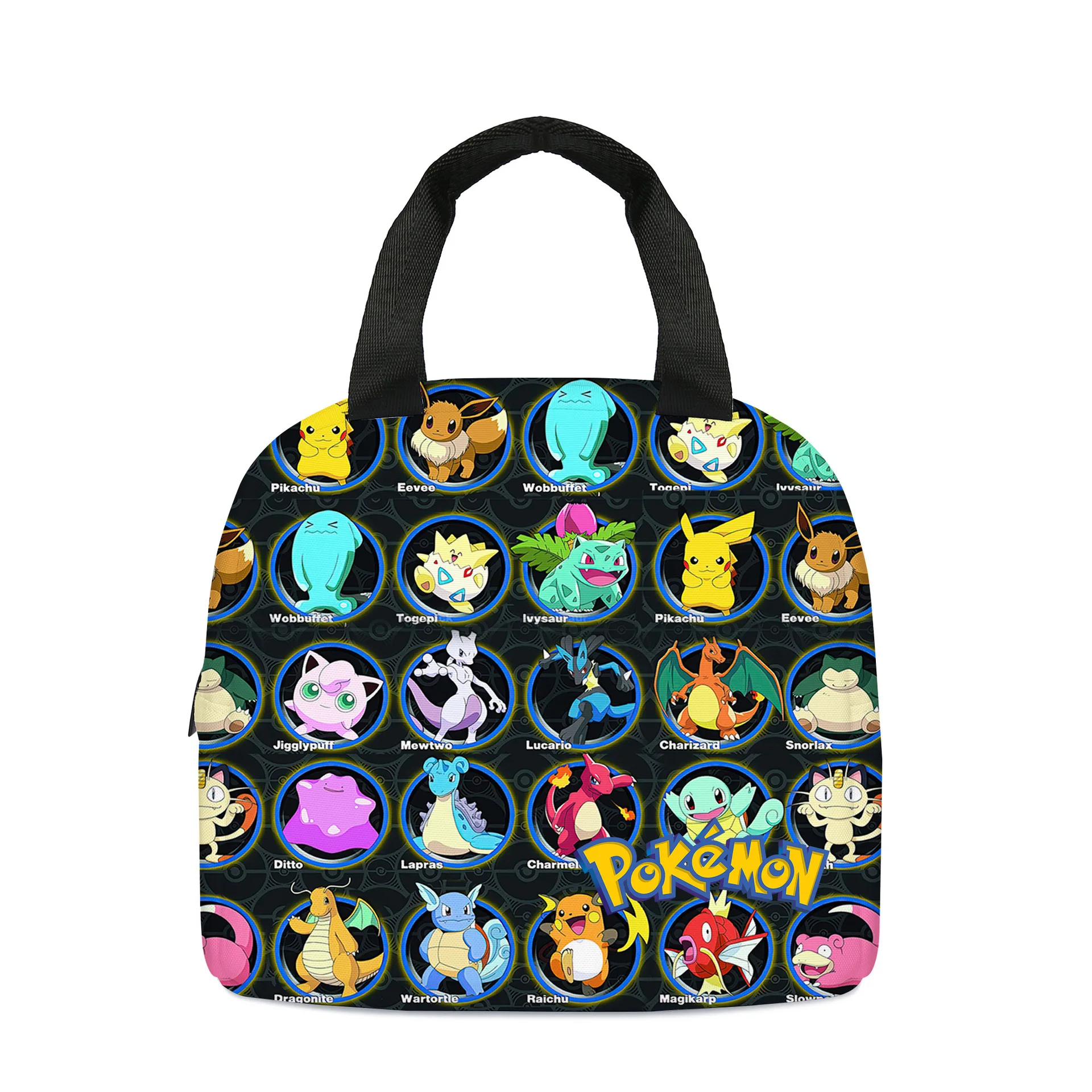 

Аниме Покемон сумка для ланча для школы детская офисная сумка Ланч портативный термоохладитель Пикачу Ланч-бокс сумочка подарок