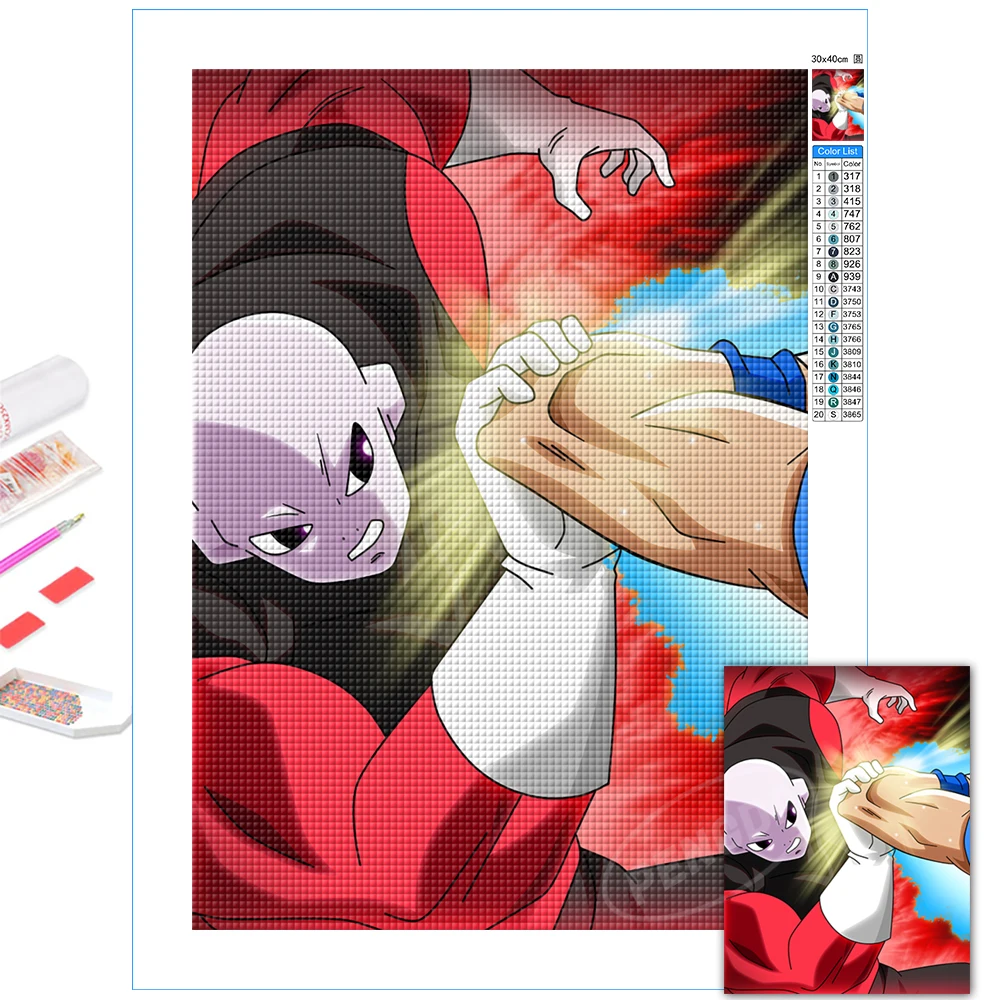 Janpan Diamond Anime Painting Wall Art Dragon Ball Cross Stitch Picture Goku 5D Embroidery Mosaic Handmade Home Decoration Gift
Janpan Diamond Anime Painting Wall Art Dragon Ball Cross Stitch Picture Goku 5D Embroidery Mosaic Handmade Home Decoration Gift