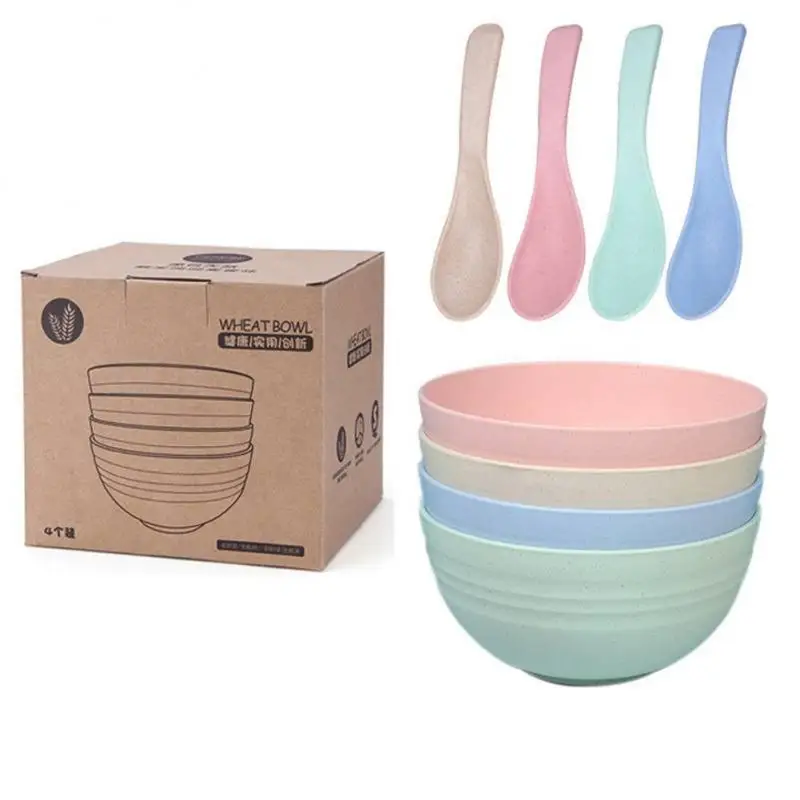 Wheat Straw Bowl Spoon Baby Cartoon Tableware Set Children Dishes Kids Dinner Food Plate Training Bowl Spoon Creative Home
Wheat Straw Bowl Spoon Baby Cartoon Tableware Set Children Dishes Kids Dinner Food Plate Training Bowl Spoon Creative Home